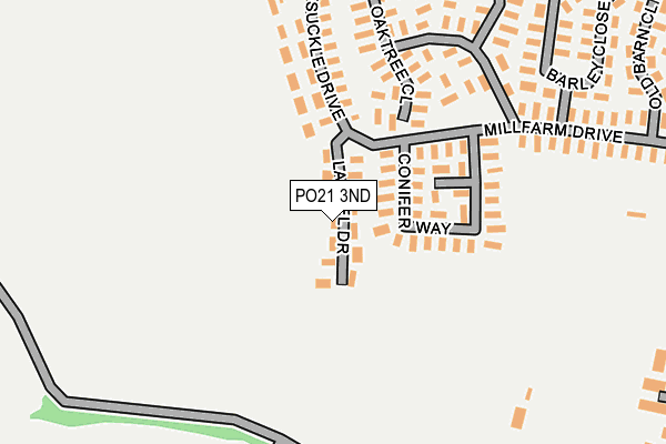 PO21 3ND map - OS OpenMap – Local (Ordnance Survey) PO21 3ND map - OS OpenMap – Local (Ordnance Survey)
