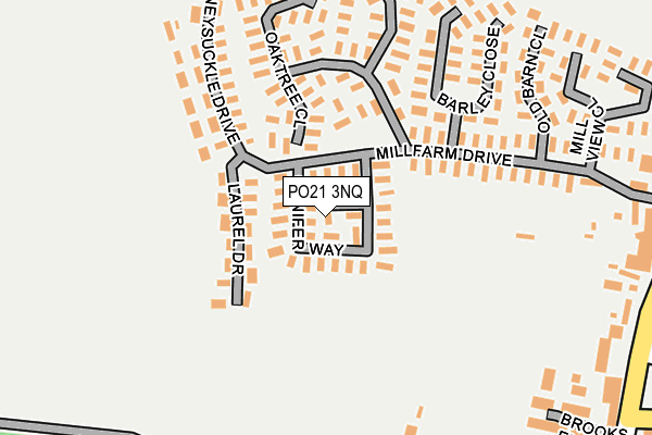 PO21 3NQ map - OS OpenMap – Local (Ordnance Survey) PO21 3NQ map - OS OpenMap – Local (Ordnance Survey)