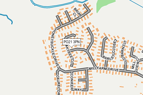 PO21 3PN map - OS OpenMap – Local (Ordnance Survey) PO21 3PN map - OS OpenMap – Local (Ordnance Survey)