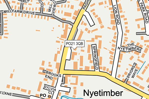 PO21 3QB map - OS OpenMap – Local (Ordnance Survey) PO21 3QB map - OS OpenMap – Local (Ordnance Survey)