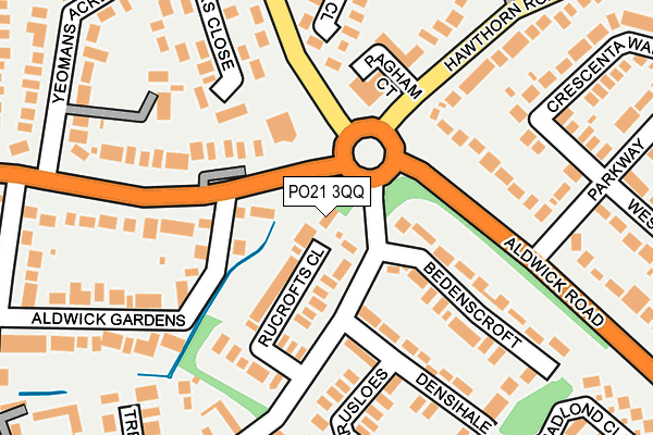 PO21 3QQ map - OS OpenMap – Local (Ordnance Survey) PO21 3QQ map - OS OpenMap – Local (Ordnance Survey)