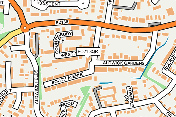 PO21 3QR map - OS OpenMap – Local (Ordnance Survey) PO21 3QR map - OS OpenMap – Local (Ordnance Survey)