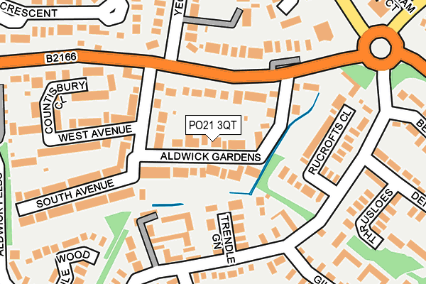 PO21 3QT map - OS OpenMap – Local (Ordnance Survey) PO21 3QT map - OS OpenMap – Local (Ordnance Survey)