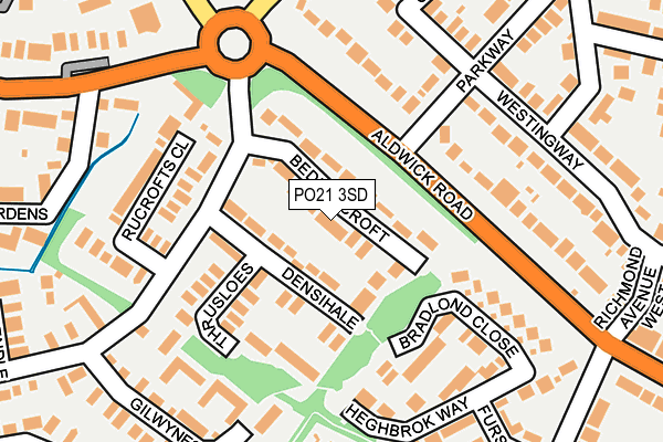 PO21 3SD map - OS OpenMap – Local (Ordnance Survey) PO21 3SD map - OS OpenMap – Local (Ordnance Survey)