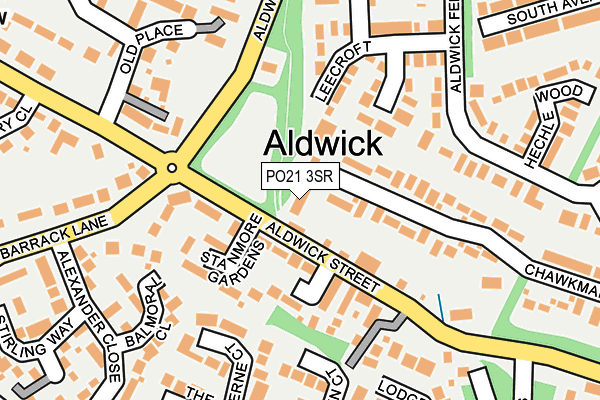 PO21 3SR map - OS OpenMap – Local (Ordnance Survey) PO21 3SR map - OS OpenMap – Local (Ordnance Survey)