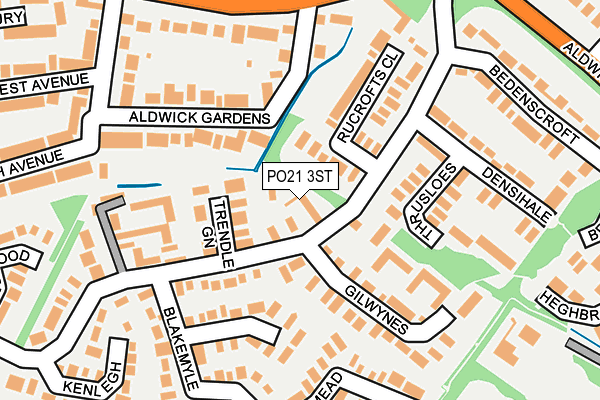 PO21 3ST map - OS OpenMap – Local (Ordnance Survey) PO21 3ST map - OS OpenMap – Local (Ordnance Survey)