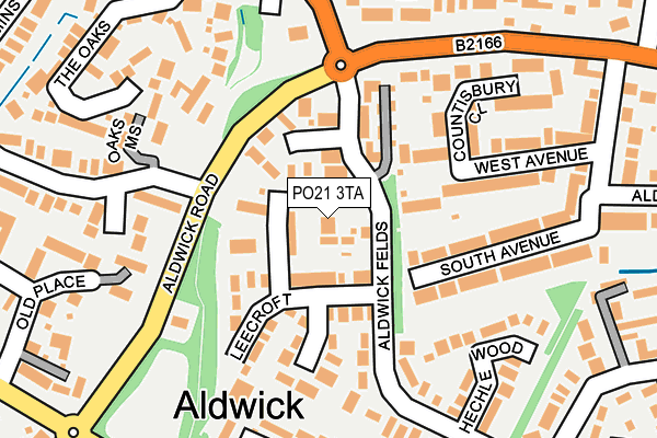 PO21 3TA map - OS OpenMap – Local (Ordnance Survey) PO21 3TA map - OS OpenMap – Local (Ordnance Survey)
