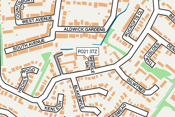 PO21 3TZ map - OS OpenMap – Local (Ordnance Survey) PO21 3TZ map - OS OpenMap – Local (Ordnance Survey)