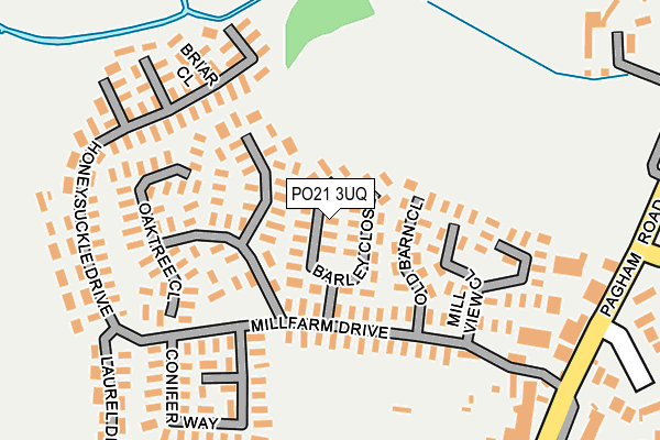 PO21 3UQ map - OS OpenMap – Local (Ordnance Survey) PO21 3UQ map - OS OpenMap – Local (Ordnance Survey)