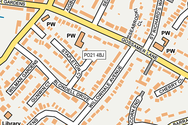 PO21 4BJ map - OS OpenMap – Local (Ordnance Survey) PO21 4BJ map - OS OpenMap – Local (Ordnance Survey)