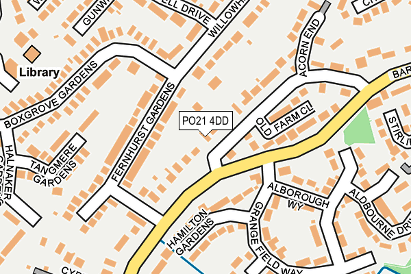 PO21 4DD map - OS OpenMap – Local (Ordnance Survey) PO21 4DD map - OS OpenMap – Local (Ordnance Survey)