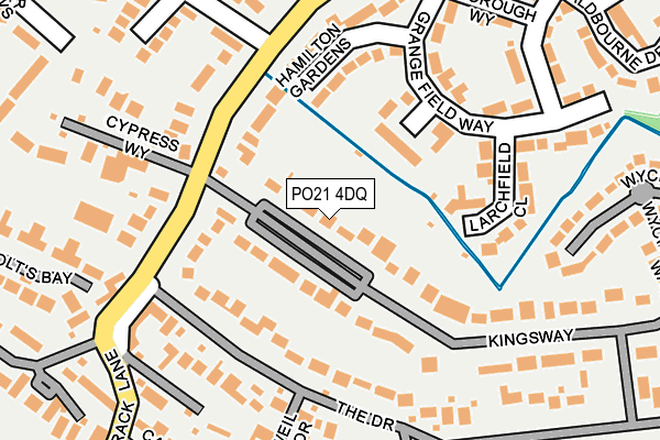 PO21 4DQ map - OS OpenMap – Local (Ordnance Survey) PO21 4DQ map - OS OpenMap – Local (Ordnance Survey)