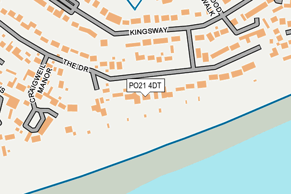 PO21 4DT map - OS OpenMap – Local (Ordnance Survey) PO21 4DT map - OS OpenMap – Local (Ordnance Survey)