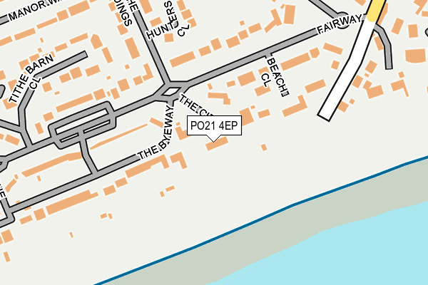 PO21 4EP map - OS OpenMap – Local (Ordnance Survey) PO21 4EP map - OS OpenMap – Local (Ordnance Survey)