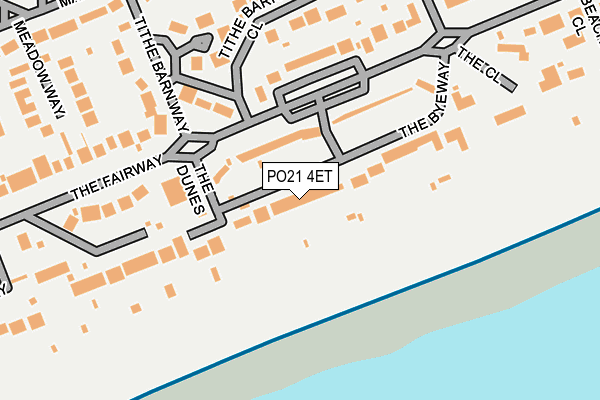 PO21 4ET map - OS OpenMap – Local (Ordnance Survey) PO21 4ET map - OS OpenMap – Local (Ordnance Survey)