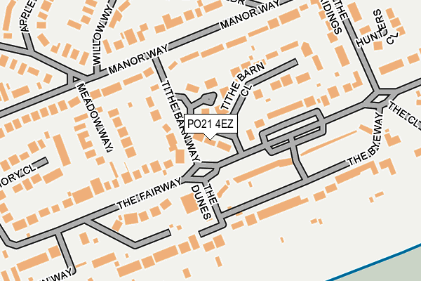 PO21 4EZ map - OS OpenMap – Local (Ordnance Survey) PO21 4EZ map - OS OpenMap – Local (Ordnance Survey)