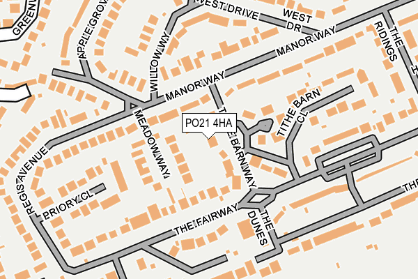 PO21 4HA map - OS OpenMap – Local (Ordnance Survey) PO21 4HA map - OS OpenMap – Local (Ordnance Survey)