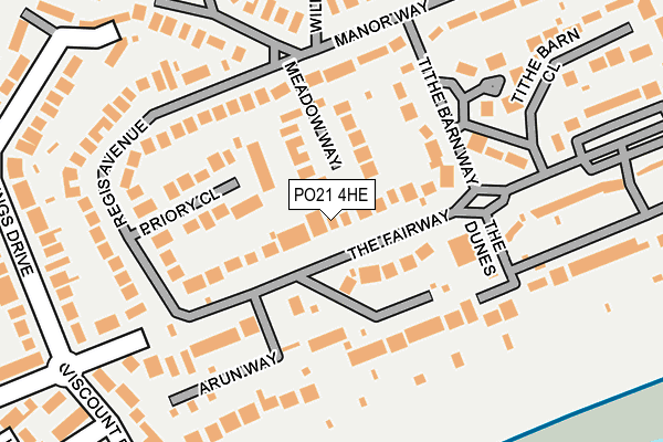 PO21 4HE map - OS OpenMap – Local (Ordnance Survey) PO21 4HE map - OS OpenMap – Local (Ordnance Survey)