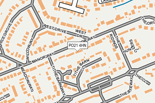 PO21 4HN map - OS OpenMap – Local (Ordnance Survey) PO21 4HN map - OS OpenMap – Local (Ordnance Survey)
