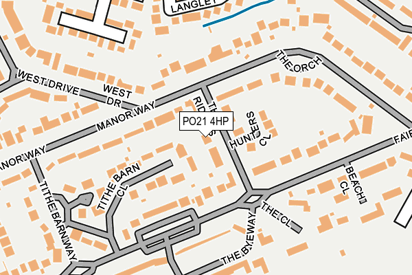 PO21 4HP map - OS OpenMap – Local (Ordnance Survey) PO21 4HP map - OS OpenMap – Local (Ordnance Survey)