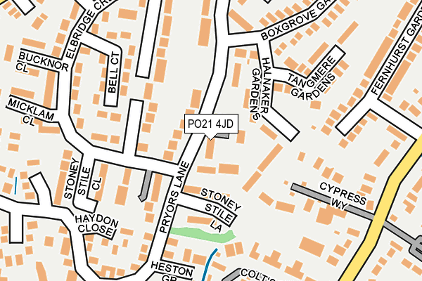PO21 4JD map - OS OpenMap – Local (Ordnance Survey) PO21 4JD map - OS OpenMap – Local (Ordnance Survey)