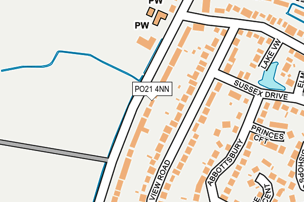 PO21 4NN map - OS OpenMap – Local (Ordnance Survey) PO21 4NN map - OS OpenMap – Local (Ordnance Survey)