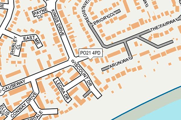 PO21 4PD map - OS OpenMap – Local (Ordnance Survey) PO21 4PD map - OS OpenMap – Local (Ordnance Survey)