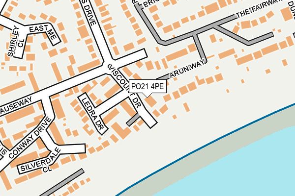 PO21 4PE map - OS OpenMap – Local (Ordnance Survey) PO21 4PE map - OS OpenMap – Local (Ordnance Survey)