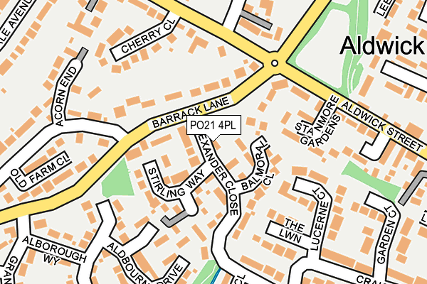 PO21 4PL map - OS OpenMap – Local (Ordnance Survey) PO21 4PL map - OS OpenMap – Local (Ordnance Survey)