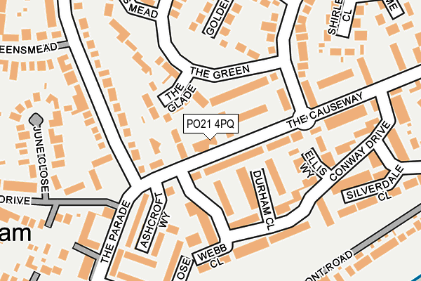 PO21 4PQ map - OS OpenMap – Local (Ordnance Survey) PO21 4PQ map - OS OpenMap – Local (Ordnance Survey)