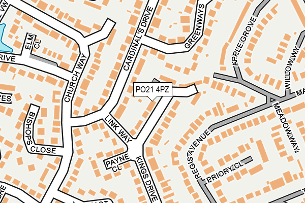 PO21 4PZ map - OS OpenMap – Local (Ordnance Survey) PO21 4PZ map - OS OpenMap – Local (Ordnance Survey)