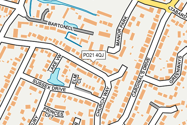 PO21 4QJ map - OS OpenMap – Local (Ordnance Survey) PO21 4QJ map - OS OpenMap – Local (Ordnance Survey)