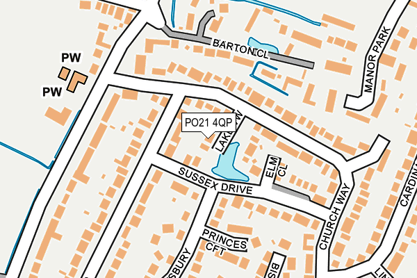 PO21 4QP map - OS OpenMap – Local (Ordnance Survey) PO21 4QP map - OS OpenMap – Local (Ordnance Survey)