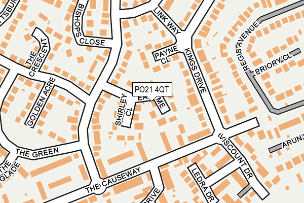 PO21 4QT map - OS OpenMap – Local (Ordnance Survey) PO21 4QT map - OS OpenMap – Local (Ordnance Survey)