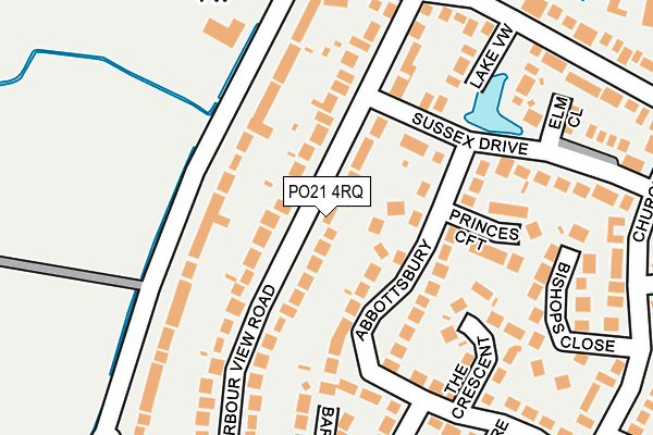 PO21 4RQ map - OS OpenMap – Local (Ordnance Survey) PO21 4RQ map - OS OpenMap – Local (Ordnance Survey)