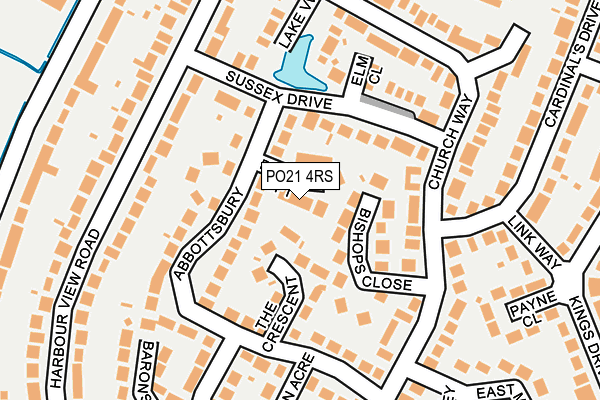 PO21 4RS map - OS OpenMap – Local (Ordnance Survey) PO21 4RS map - OS OpenMap – Local (Ordnance Survey)