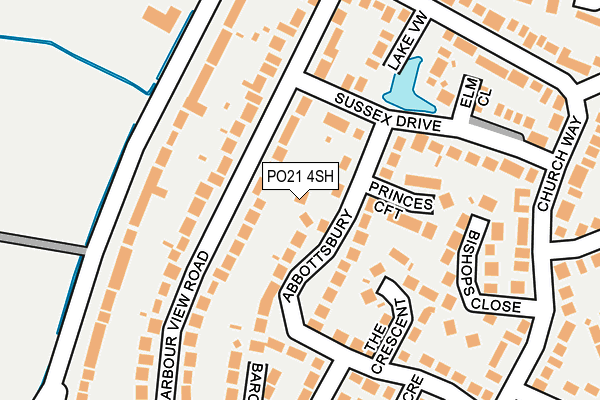 PO21 4SH map - OS OpenMap – Local (Ordnance Survey) PO21 4SH map - OS OpenMap – Local (Ordnance Survey)