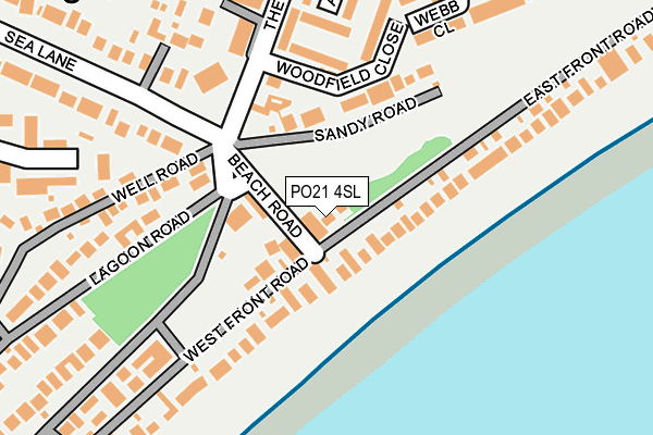 PO21 4SL map - OS OpenMap – Local (Ordnance Survey) PO21 4SL map - OS OpenMap – Local (Ordnance Survey)