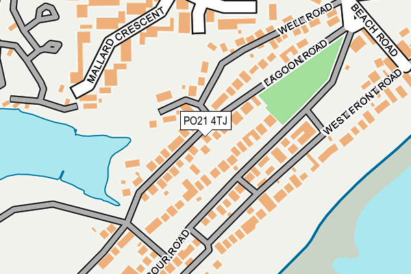PO21 4TJ map - OS OpenMap – Local (Ordnance Survey) PO21 4TJ map - OS OpenMap – Local (Ordnance Survey)