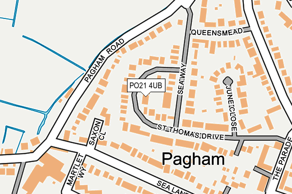 PO21 4UB map - OS OpenMap – Local (Ordnance Survey) PO21 4UB map - OS OpenMap – Local (Ordnance Survey)