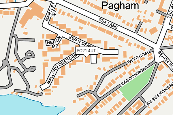 PO21 4UT map - OS OpenMap – Local (Ordnance Survey) PO21 4UT map - OS OpenMap – Local (Ordnance Survey)