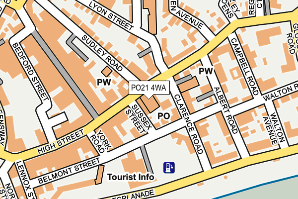PO21 4WA map - OS OpenMap – Local (Ordnance Survey) PO21 4WA map - OS OpenMap – Local (Ordnance Survey)