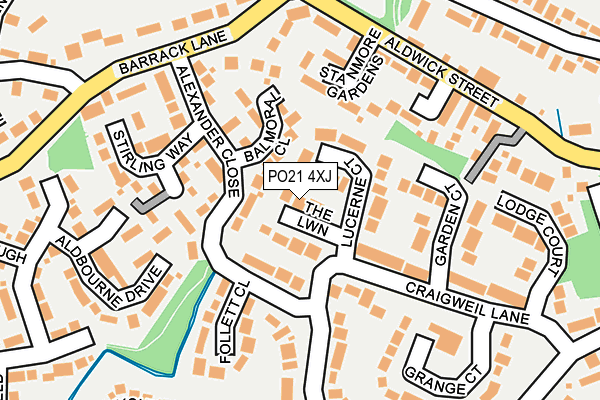 PO21 4XJ map - OS OpenMap – Local (Ordnance Survey) PO21 4XJ map - OS OpenMap – Local (Ordnance Survey)