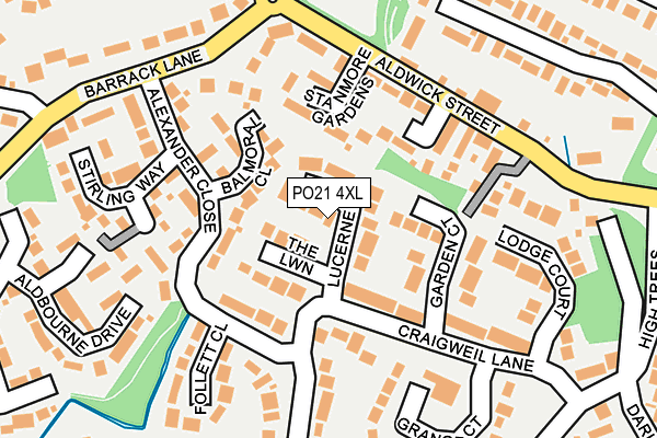 PO21 4XL map - OS OpenMap – Local (Ordnance Survey) PO21 4XL map - OS OpenMap – Local (Ordnance Survey)