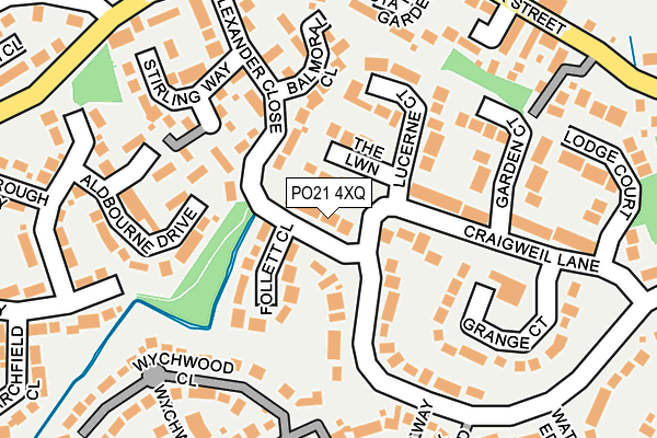 PO21 4XQ map - OS OpenMap – Local (Ordnance Survey) PO21 4XQ map - OS OpenMap – Local (Ordnance Survey)