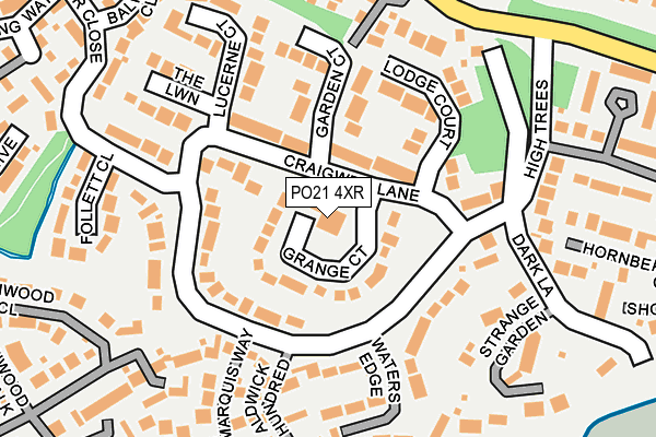 PO21 4XR map - OS OpenMap – Local (Ordnance Survey) PO21 4XR map - OS OpenMap – Local (Ordnance Survey)