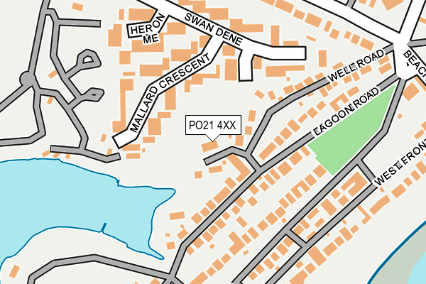 PO21 4XX map - OS OpenMap – Local (Ordnance Survey) PO21 4XX map - OS OpenMap – Local (Ordnance Survey)
