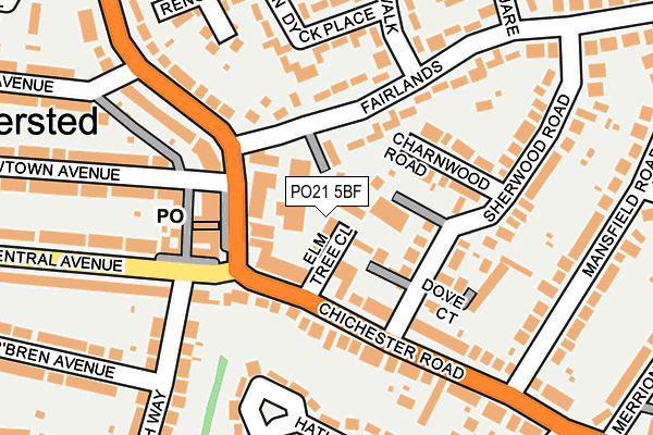 PO21 5BF map - OS OpenMap – Local (Ordnance Survey) PO21 5BF map - OS OpenMap – Local (Ordnance Survey)