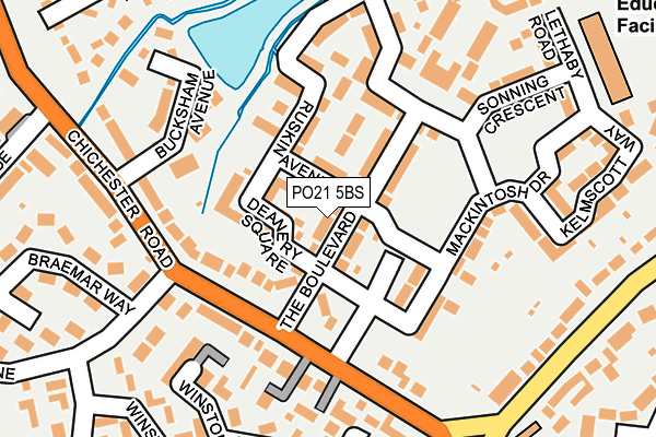 PO21 5BS map - OS OpenMap – Local (Ordnance Survey) PO21 5BS map - OS OpenMap – Local (Ordnance Survey)