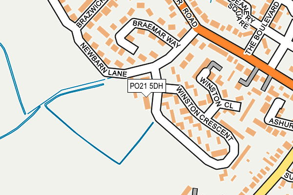 PO21 5DH map - OS OpenMap – Local (Ordnance Survey) PO21 5DH map - OS OpenMap – Local (Ordnance Survey)